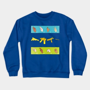 Anti-Guns, political design Crewneck Sweatshirt